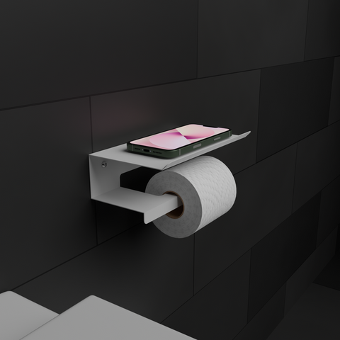 Piano Toilet Roll Holder — product photograph | حامل ورق الحمام بيانو — صورة للمنتج