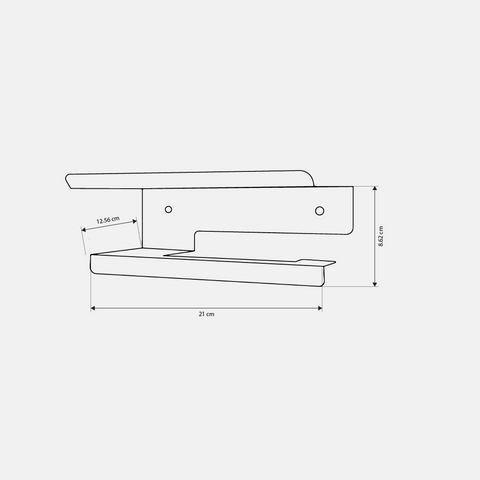Piano Toilet Roll Holder — product photograph | حامل ورق الحمام بيانو — صورة للمنتج