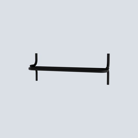 Spacious wall mounted stainless steel shelf organizer for home office or bathroom رف حائطي واسع من ستانلس ستيل لتنظيم الأغراض في المنزل أو المكتب أو الحمام