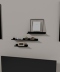 Tre Livelli Wall Shelves — Set of 3 — product photograph | مجموعة أرفف تري ليفيلي الجدارية – 3 قطع — صورة للمنتج
