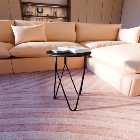 Modern minimalist armonia side table with sleek surface for living room or bedroom طاولة جانبية مودرن Armonia بتصميم بسيط وأنيق لغرفة المعيشة أو النوم
