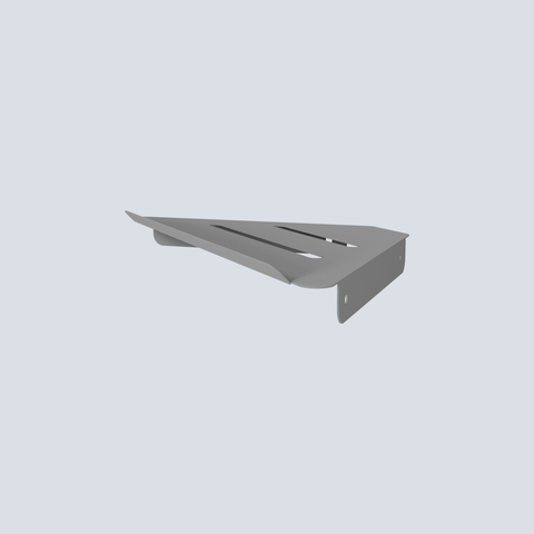 Corner wall mounted stainless steel bathroom shelf for toilet paper and small items رف زاوية ستانلس ستيل لحمام لتخزين ورق التواليت والأغراض الصغيرة
