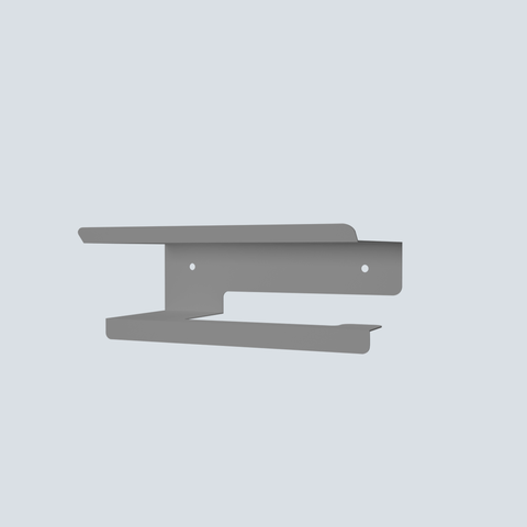 Compact modern toilet paper holder with space saving design for small bathrooms حامل ورق تواليت مدمج بتصميم يوفر المساحة للحمامات الصغيرة