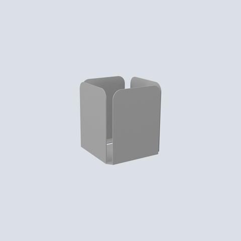 Compact stainless steel bathroom holder for toiletries and small accessories حامل حمام ستانلس ستيل مدمج للأدوات والأغراض الصغيرة