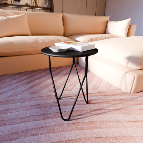 Modern minimalist armonia side table with sleek surface for living room or bedroom طاولة جانبية مودرن Armonia بتصميم بسيط وأنيق لغرفة المعيشة أو النوم