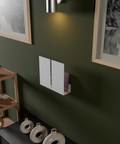 Compact modern wall mounted mail shelf for small items and décor رف حائطي عصري مدمج للبريد والأغراض الصغيرة والديكور