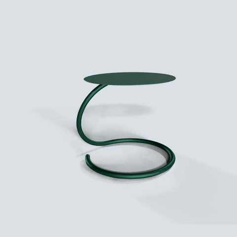Minimalist modern side table with lightweight durable build for living spaces طاولة جانبية عصرية بتصميم بسيط وخفيفة الوزن للمساحات المختلفة