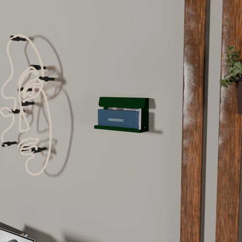 Compact modern metal wall shelf for toiletries décor and essentials رف جداري معدني عصري صغير للأدوات والديكور والأغراض
