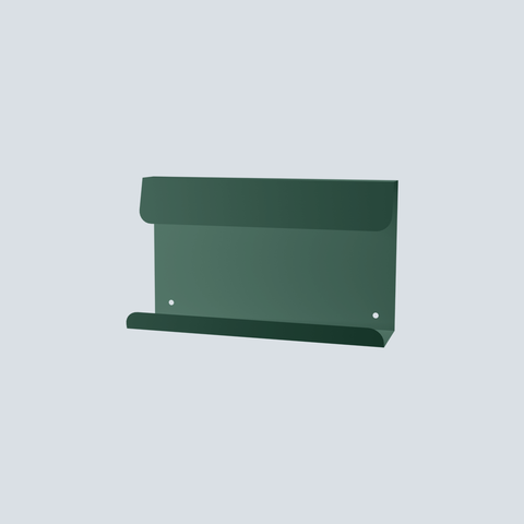 Compact modern metal wall shelf for toiletries décor and essentials رف جداري معدني عصري صغير للأدوات والديكور والأغراض