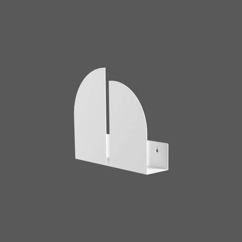 Compact modern wall mounted mail shelf for organizing letters small items and décor رف حائطي صغير عصري للبريد وتنظيم الأغراض الصغيرة والديكور