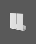 Compact modern wall mounted mail shelf for small items and décor رف حائطي عصري مدمج للبريد والأغراض الصغيرة والديكور