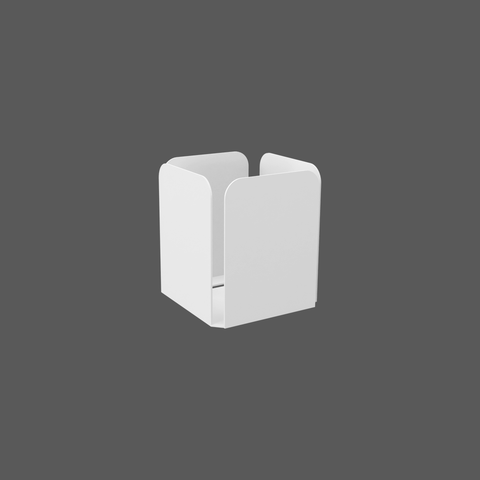 Compact stainless steel bathroom holder for toiletries and small accessories حامل حمام ستانلس ستيل مدمج للأدوات والأغراض الصغيرة
