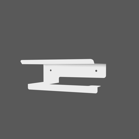Compact modern toilet paper holder with space saving design for small bathrooms حامل ورق تواليت مدمج بتصميم يوفر المساحة للحمامات الصغيرة