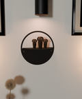 Wall mounted modern decor shelf DE 1-5 for practical storage and display رف حائطي ديكور مودرن DE 1-5 للتخزين والعرض