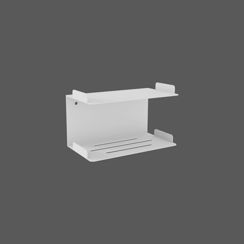 Stainless steel wall mounted soap holder for organizing soap and bath items حامل صابون من ستانلس ستيل مثبت على الحائط لتنظيم الصابون وأغراض الحمام