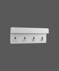 Slim modern wall mounted shelf for keys mail and small essentials رف حائطي عصري نحيف للمفاتيح والبريد والأغراض الصغيرة