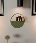 Wall mounted modern decor shelf DE 1-5 for practical storage and display رف حائطي ديكور مودرن DE 1-5 للتخزين والعرض
