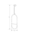 Una Wall-Mounted Towel Holder — product photograph | حامل فوط أونا المثبت على الحائط — صورة للمنتج