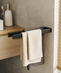 Linea Double Stainless Steel Towel Holder — product photograph | حامل فوط لينيا المزدوج من الستانلس ستيل — صورة للمنتج