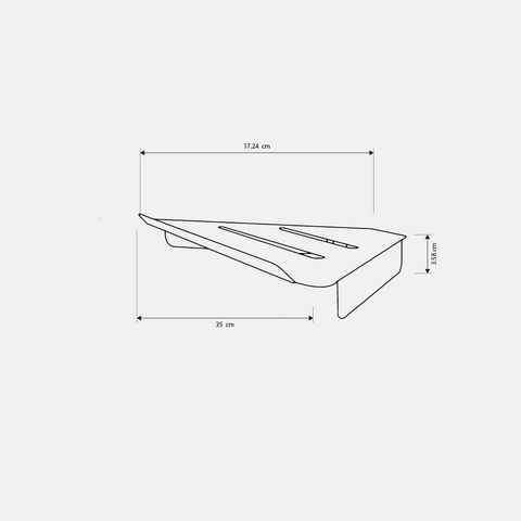 Corner wall mounted stainless steel bathroom shelf for toilet paper and small items رف زاوية ستانلس ستيل لحمام لتخزين ورق التواليت والأغراض الصغيرة