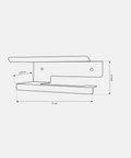 Piano Toilet Roll Holder — product photograph | حامل ورق الحمام بيانو — صورة للمنتج