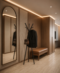 Twig Freestanding Clothes Rack — styled interior view | علاقة ملابس تويج القائمة — ضمن تنسيق داخلي
