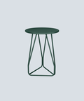 Stratto Sculptural Metal Side Table — product photograph | ترابيزة جانبية ستراتو المعدنية بتصميم نحتي — صورة للمنتج