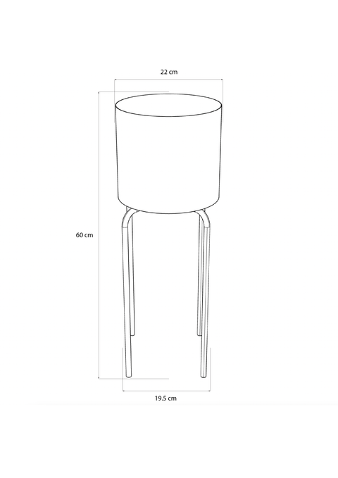 Modern wide planter pot for indoor or outdoor plants with elegant sleek design وعاء زرع عريض عصري للنباتات الداخلية والخارجية بتصميم أنيق