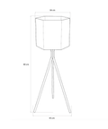 Nova Tall Hexagonal Metal Planter — product photograph | حوض زرع نوفا المعدني السداسي المرتفع — صورة للمنتج
