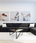 Triade Modern Metal Coffee Table — product photograph | ترابيزة قهوة تريادي المعدنية — صورة للمنتج