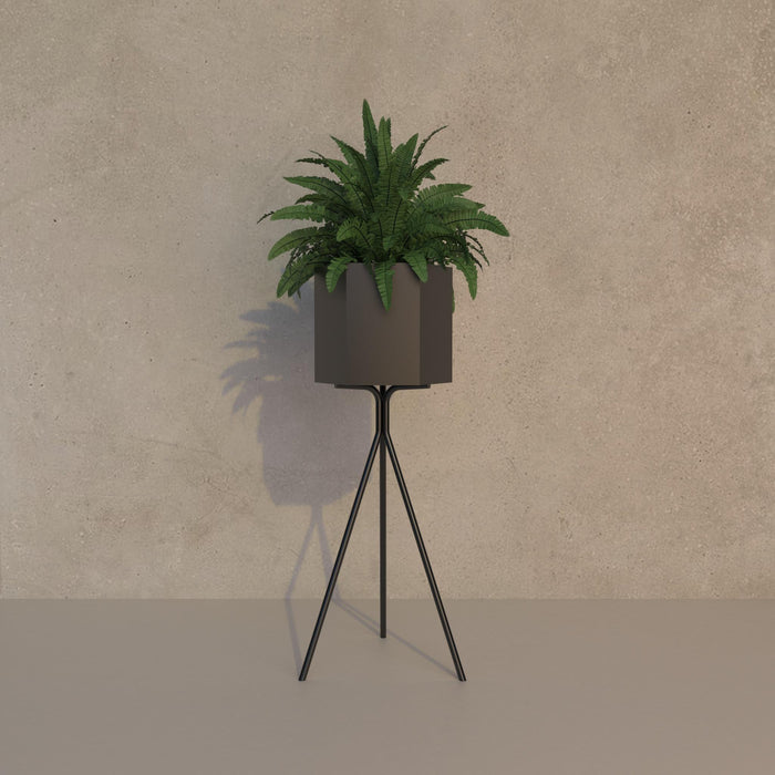 Aria Hexagonal Metal Planter