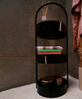 Anello Circular Metal Shelving Unit — product photograph | وحدة أرفف أنيلو المعدنية الدائرية — صورة للمنتج