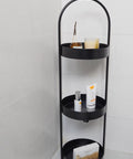 Anello Circular Metal Shelving Unit — product photograph | وحدة أرفف أنيلو المعدنية الدائرية — صورة للمنتج