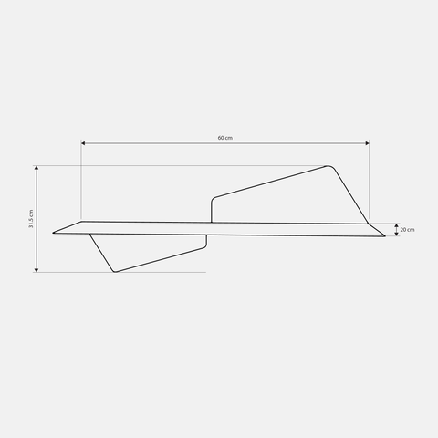 Modern metal storage shelf with open design for home organization رف تخزين معدني عصري بتصميم مفتوح لتنظيم المنزل Pencilight