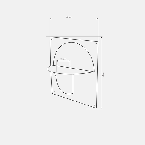 Set of four modern wall shelves with deep storage for home organization طقم أربع رفوف حائط عصرية بمساحة تخزين عميقة لتنظيم المنزل
