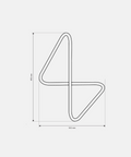 Brio Freestanding Clothes Hanger — product photograph | علاقة ملابس بريو القائمة — صورة للمنتج