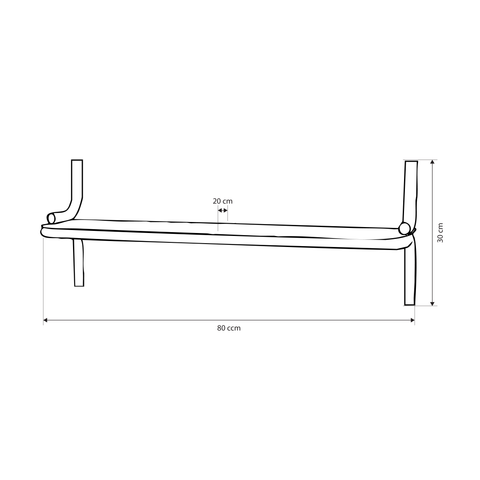 Spacious wall mounted stainless steel shelf organizer for home office or bathroom رف حائطي واسع من ستانلس ستيل لتنظيم الأغراض في المنزل أو المكتب أو الحمام