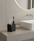 Cura Bathroom Accessory Holder — product photograph | حامل كورا لإكسسوارات الحمام — صورة للمنتج
