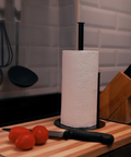 Base Stainless Steel Kitchen Paper Holder — product photograph | حامل مناديل المطبخ بيس من الستانلس ستيل — صورة للمنتج