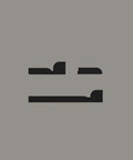 Set of three modern floating wall shelves for bathroom storage of toiletries and small items طقم ثلاث رفوف حائط عائمة مودرن لتخزين أدوات الحمام والأغراض الصغيرة