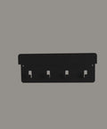 Slim modern wall mounted shelf for keys mail and small essentials رف حائطي عصري نحيف للمفاتيح والبريد والأغراض الصغيرة
