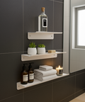 Candella Bathroom Shelves — Set of 3 — product photograph | مجموعة أرفف كانديلا للحمام – 3 قطع — صورة للمنتج